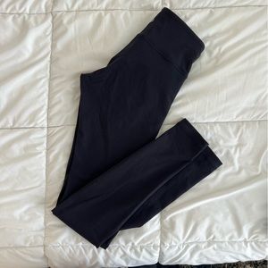 Lululemon workout legging, size 6, navy blue